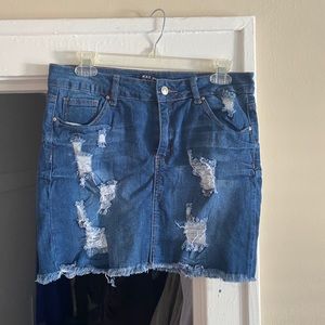 Denim skirt